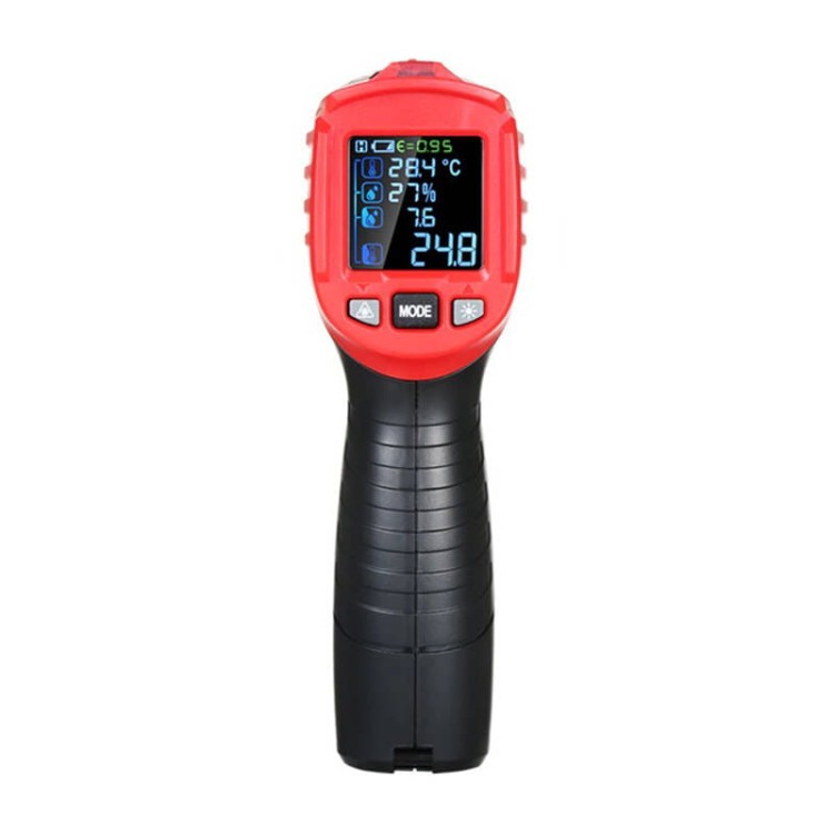 Cyfrowy pirometr laserowy Habotest HT651D, miernik wilgotności 4
