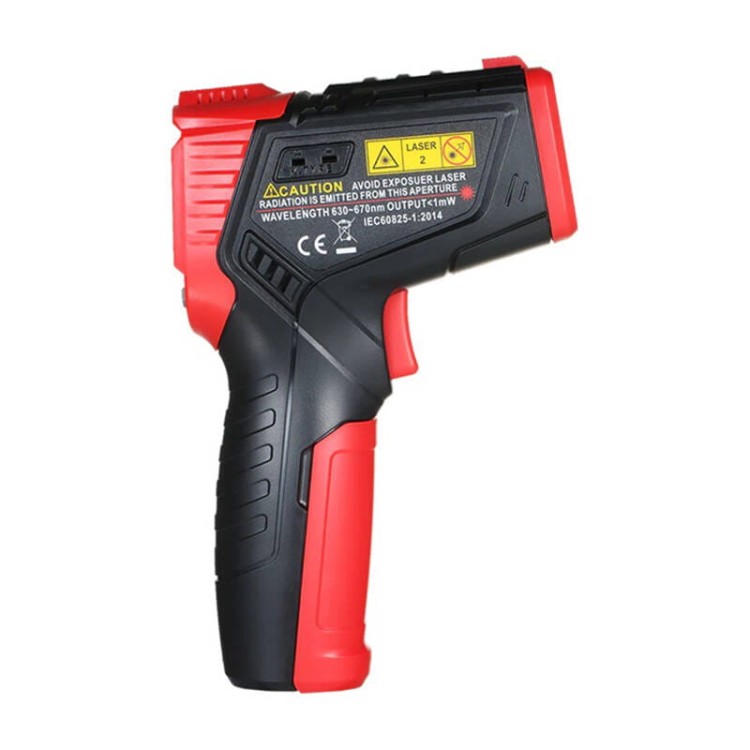 Cyfrowy pirometr laserowy Habotest HT651D, miernik wilgotności 5