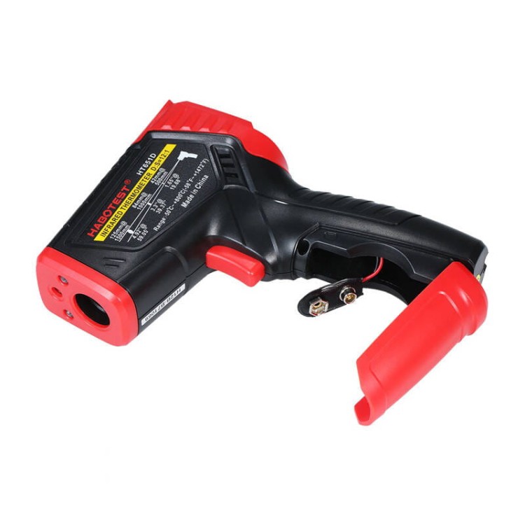 Cyfrowy pirometr laserowy Habotest HT651D, miernik wilgotności 6
