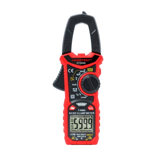 Cyfrowy miernik cęgowy Habotest HT206D True RMS, NCV, LPF 1