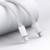 Kabel USB-C do Lightning Baseus High Density Braided, 20W, PD, 2m (biały) 4