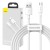 Kabel micro USB do USB Baseus Simple Wisdom, 2.1A, 1.5m (biały) 2szt. 11