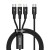 Kabel USB 3w1 Baseus Rapid Series, micro USB / Lightning / USB-C, 20W, 1.5m (czarny) 1