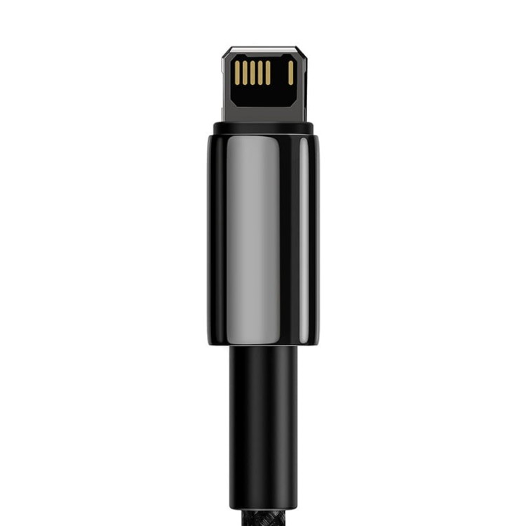 Kabel USB do Lightning Baseus Tungsten Gold, 2.4A, 2m (czarny) 4