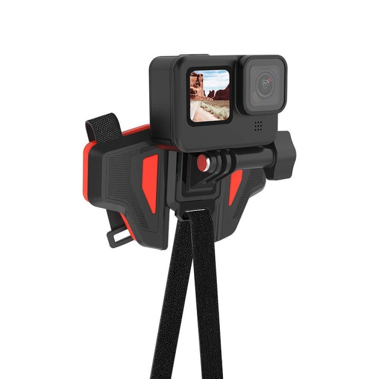 Mocowanie na kask Telesin do kamer sportowych (GP-HBM-MT2) 1