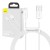 Kabel USB do Lightning Baseus Superior Series, 2.4A, 1m (biały) 1
