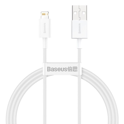 Kabel USB do Lightning Baseus Superior Series, 2.4A, 1m (biały) 2