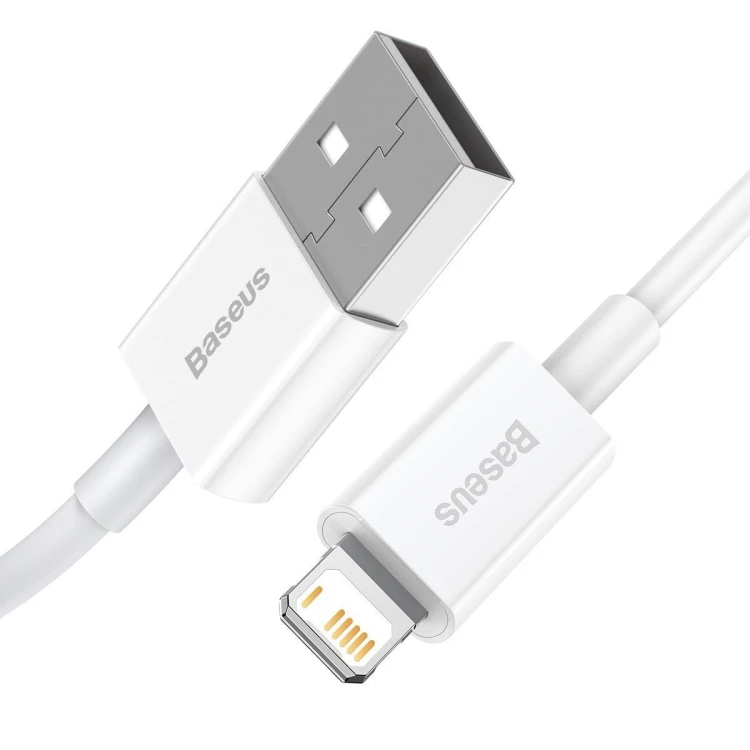 Kabel USB do Lightning Baseus Superior Series, 2.4A, 1m (biały) 3