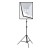 Zestaw studyjny Puluz Softbox LED 50x70cm, statyw, żarówki LED 4 szt PU5071EU 1