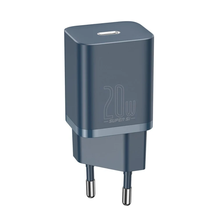 Ładowarka sieciowa Baseus Super Si Quick Charger 1C 20W z przewodem USB-C do Lightning 1m (niebieska) 3