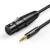 UGREEN AV182 Kabel XLR żeński do jack 3.5 męski - 2m (czarny) 1