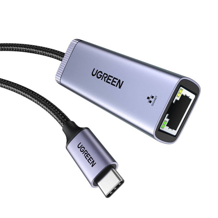 UGREEN CM483 Adapter sieciowy USB-C do RJ45 (szary) 3