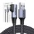 Kabel USB do USB-C, kątowy UGREEN US385, 3A, 1m (czarny) 1