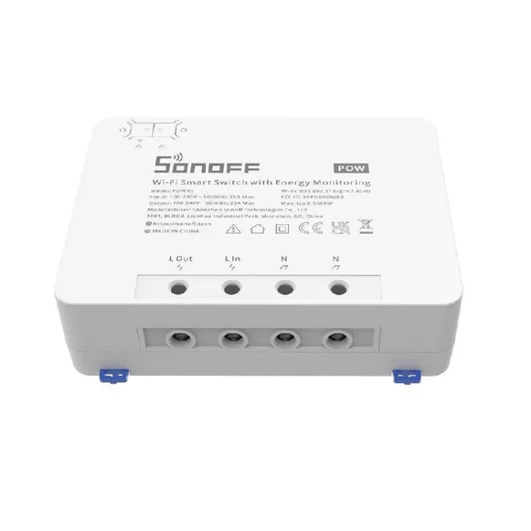 Inteligentny przełącznik WiFi z funkcją pomiaru prądu Sonoff POWR3 2