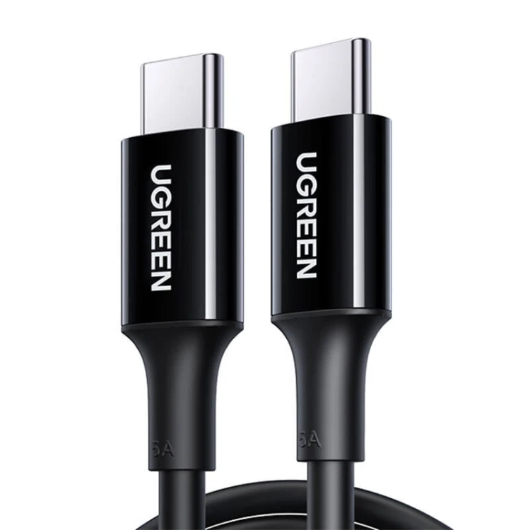 Kabel USB-C do USB-C UGREEN US300, 100W, 5A, 1m (czarny) 1