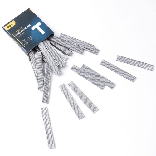 Zszywki typ T Deli Tools EDL238010, 2000 sztuk 1