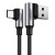 Kabel USB do USB-C, kątowy UGREEN US176, 3A, 1m (czarny) 1