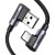 Kabel USB do USB-C, kątowy UGREEN US176, 3A, 1m (czarny) 3