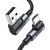 Kabel USB do USB-C, kątowy UGREEN US176, 3A, 1m (czarny) 4