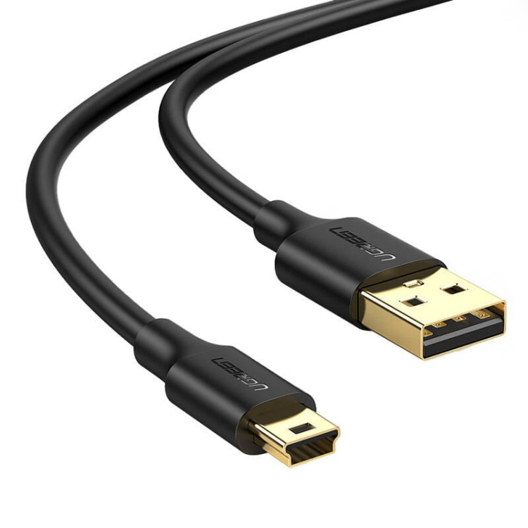 Kabel USB do Mini USB UGREEN US132, 3m (czarny) 2