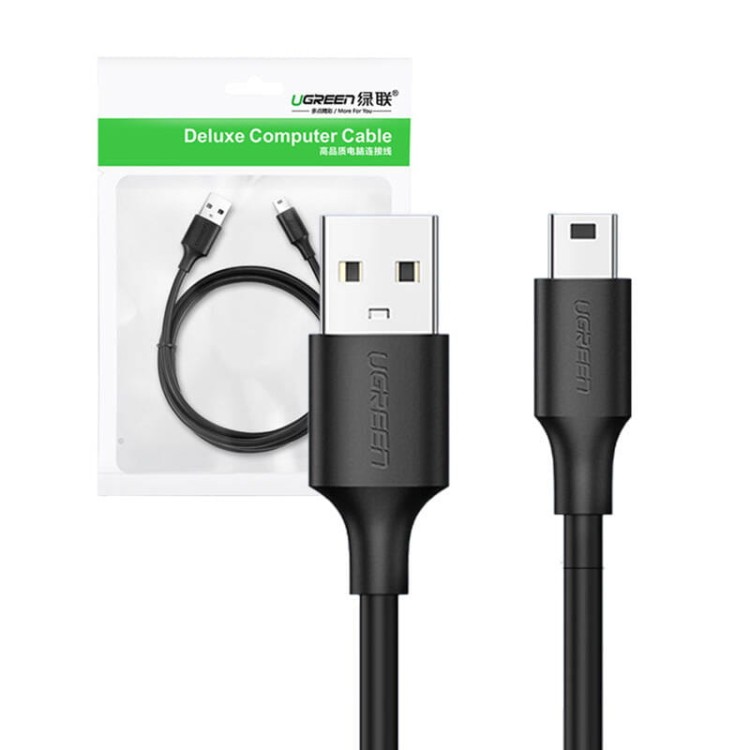 Kabel USB do Mini USB UGREEN US132, 1.5m (czarny) 1