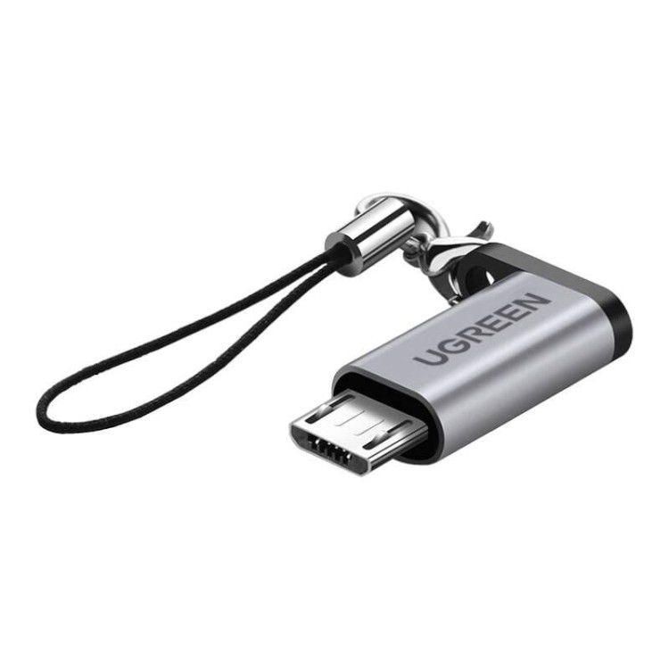 Adapter USB-C do micro USB UGREEN US282 (szary) 2