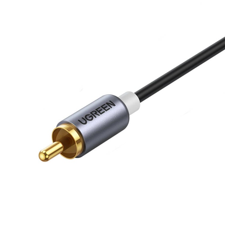 UGREEN CM451 Kabel USB-C do 2x RCA (Cinch) 1.5m (czarny) 2