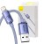 Kabel USB do Lightning Baseus Crystal Shine, 2.4A, 2m (fioletowy) 1