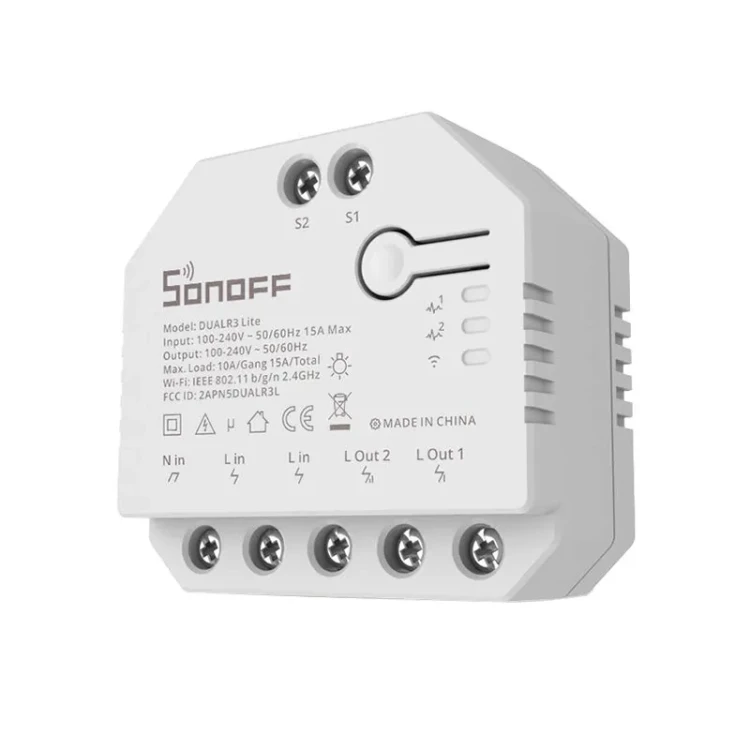 Inteligentny przełącznik WiFi Sonoff Dual R3 Lite 3