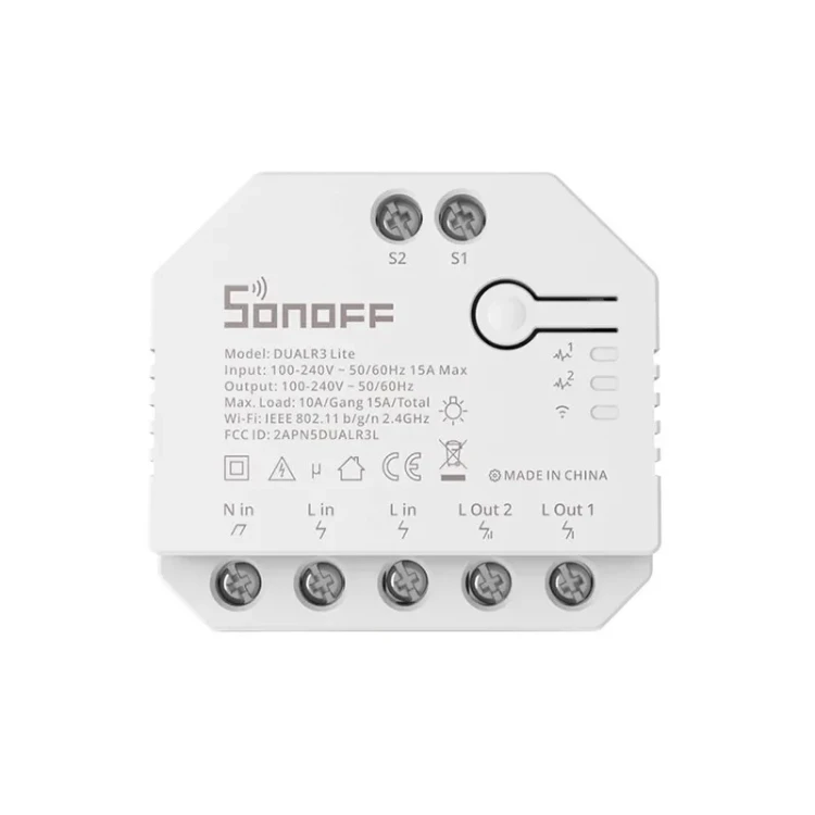 Inteligentny przełącznik WiFi Sonoff Dual R3 Lite 4