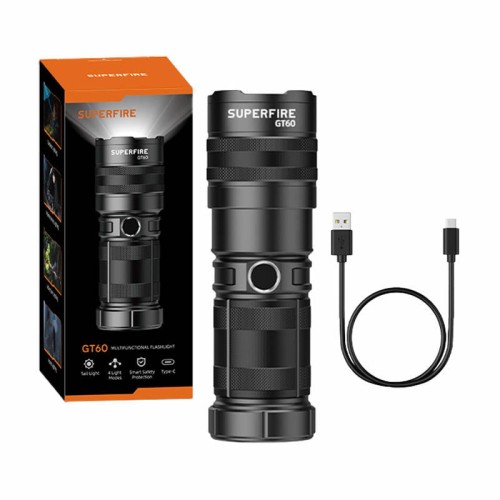 Latarka Superfire GT60, 2600lm, USB-C 1