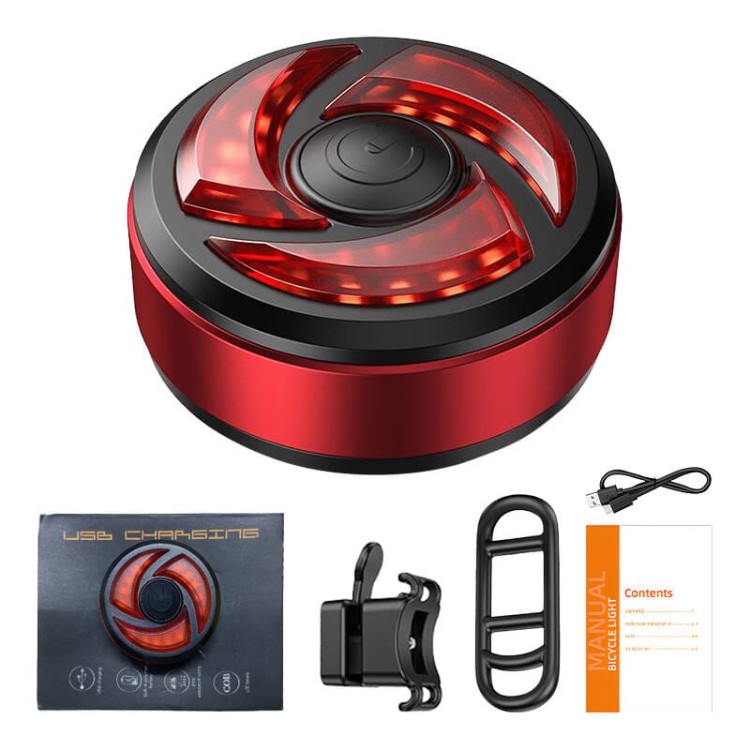 Tylna lampka rowerowa Superfire BTL02, USB, 330mAh 3