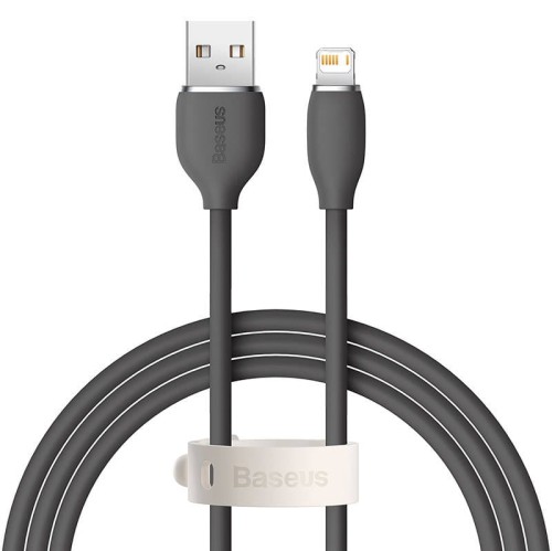 Kabel USB do Lightning Baseus Jelly, 2,4A 1,2m (czarny) 2
