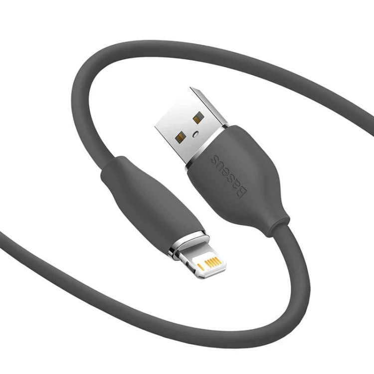 Kabel USB do Lightning Baseus Jelly, 2,4A 1,2m (czarny) 4