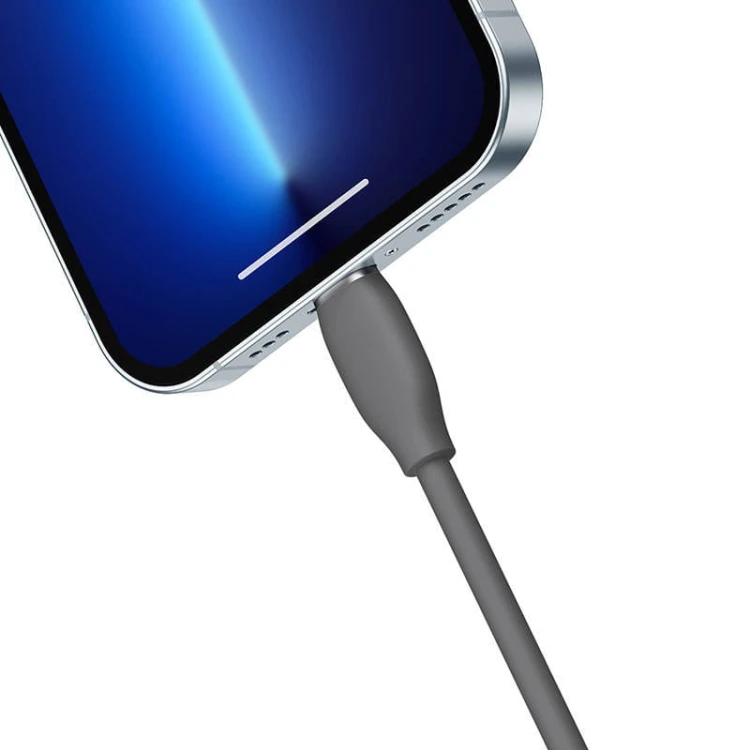 Kabel USB do Lightning Baseus Jelly, 2,4A 1,2m (czarny) 5