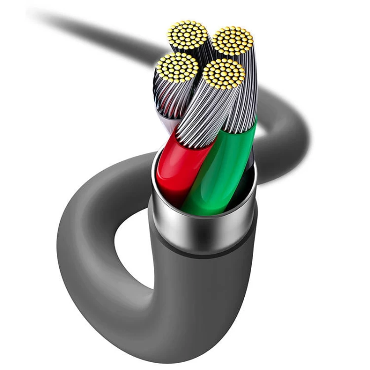 Kabel USB do Lightning Baseus Jelly, 2,4A 1,2m (czarny) 6