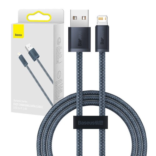 Kabel USB do Lightning Baseus Dynamic Series, 2.4A, 2m (szary) 1