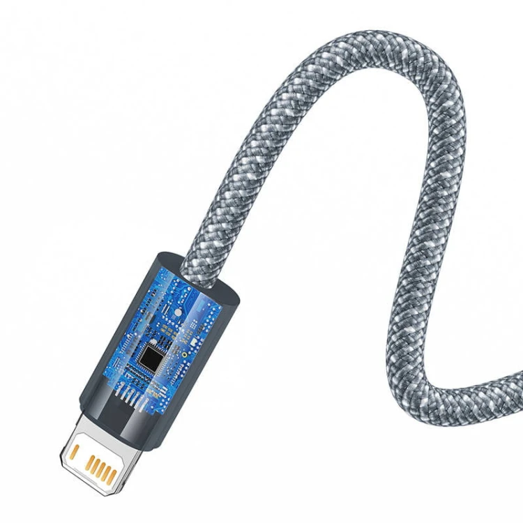 Kabel USB do Lightning Baseus Dynamic Series, 2.4A, 2m (szary) 4