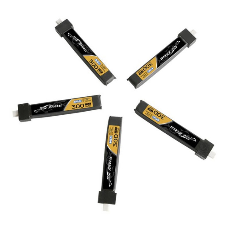 Akumulator Tattu LiPo 300mAh 3.8V 75C 1S1P HV BT2.0.5 (5szt) 2