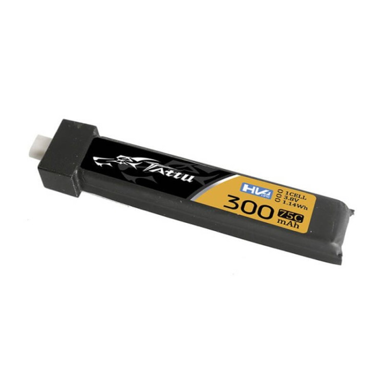 Akumulator Tattu LiPo 300mAh 3.8V 75C 1S1P HV BT2.0.5 (5szt) 3