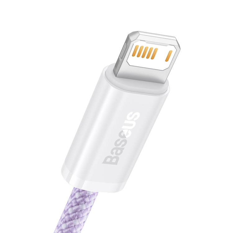 Kabel USB do Lightning Baseus Dynamic, 2.4A, 2m (Fioletowy) 4
