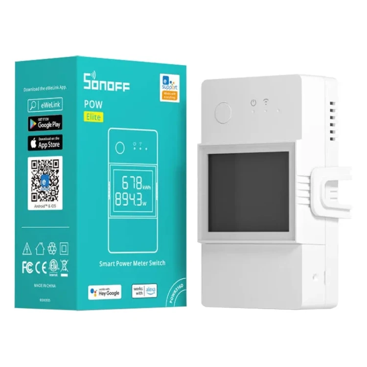 Przełącznik WiFi z funkcją pomiaru prądu Sonoff POWR320D POW Elite 4
