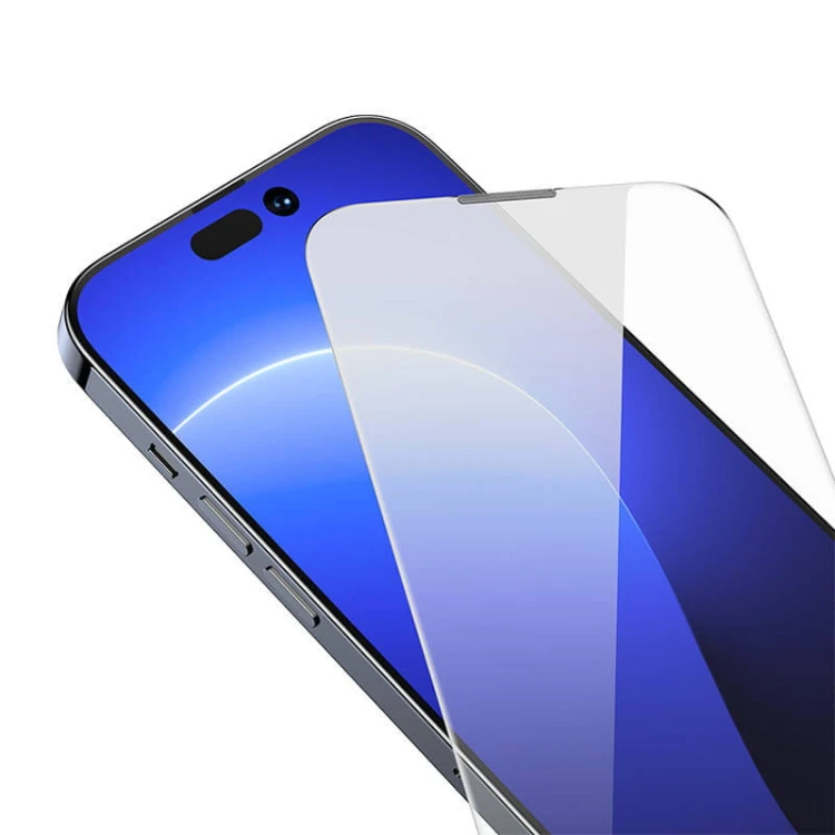 Szkło hartowane z powłoką przeciwpyłową 0.3mm Baseus Crystal do iPhone 14 Pro (2szt) 8