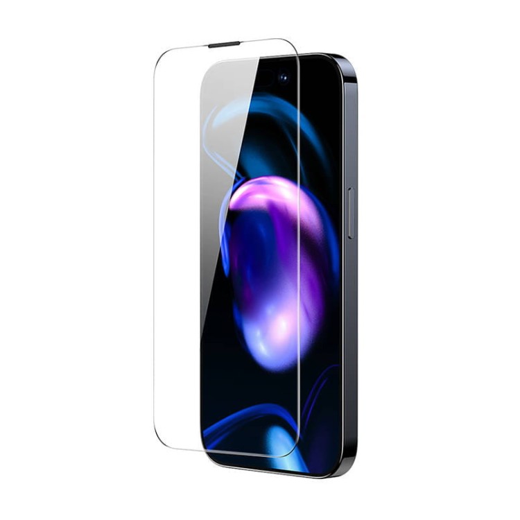 Szkło hartowane z powłoką przeciwpyłową 0.3mm Baseus Crystal do iPhone 14 Pro Max (2szt) 3