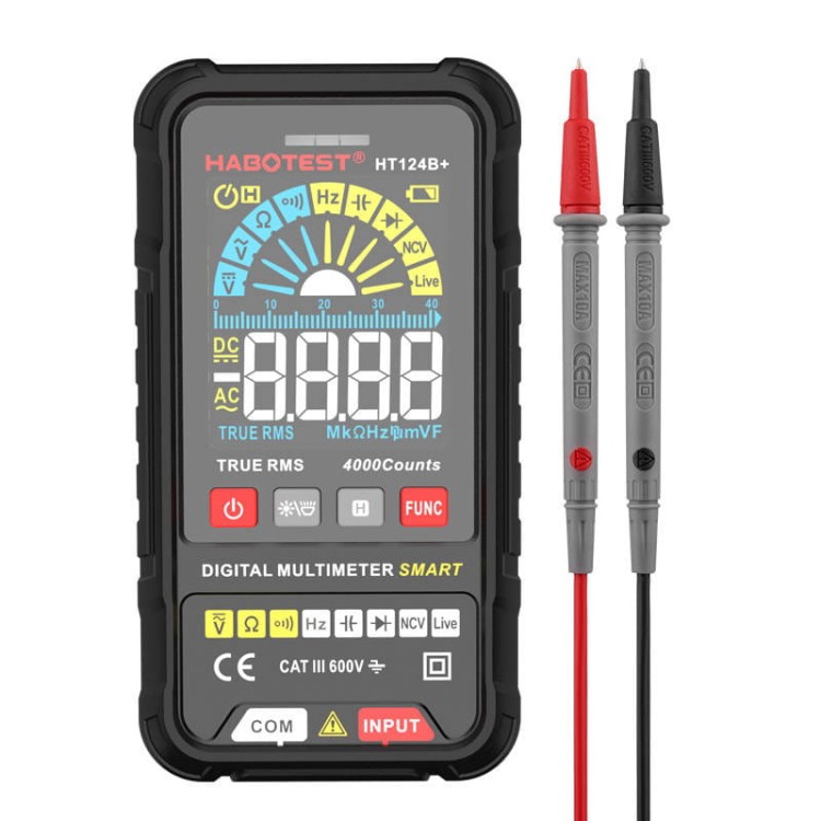 Cyfrowy multimetr uniwersalny Habotest HT124B+ 1