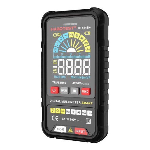 Cyfrowy multimetr uniwersalny Habotest HT124B+ 2