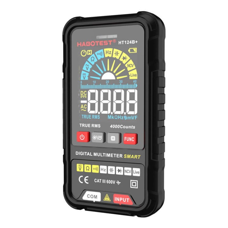 Cyfrowy multimetr uniwersalny Habotest HT124B+ 2