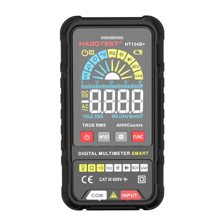 Cyfrowy multimetr uniwersalny Habotest HT124B+ 3