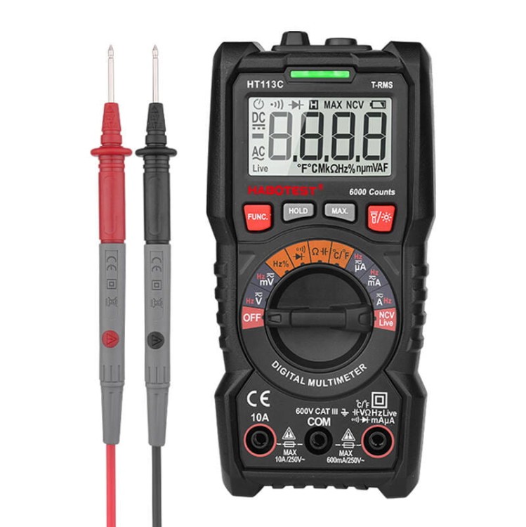 Cyfrowy multimetr uniwersalny Habotest HT113C 1