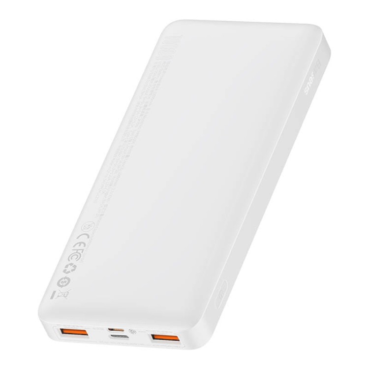 Powerbank Baseus Bipow 10000mAh, 2xUSB, USB-C, 20W (biały) 2